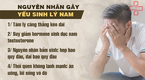 4 nguyên nhân chính gây yếu sinh lý ở con trai?