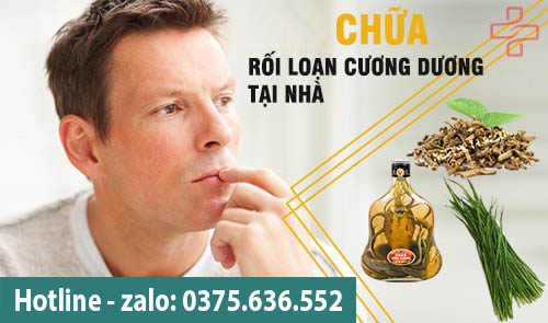 chữa rối loạn cương dương tại nhà