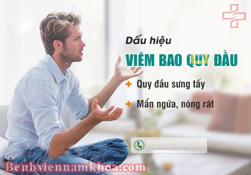 DẤU HIỆU BỆNH VIÊM BAO QUY ĐẦU