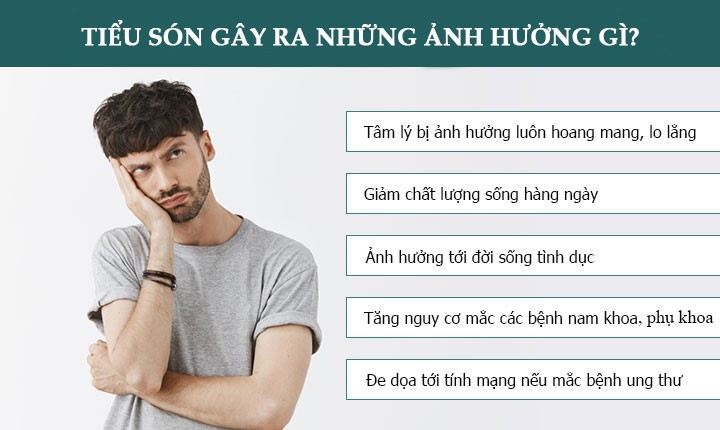 TIỂU SÓN GÂY RA NHỮNG ẢNH HƯỞNG GÌ?