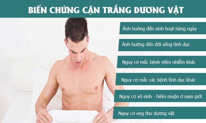Dương vật có cặn trắng có nguy hiểm gì không?