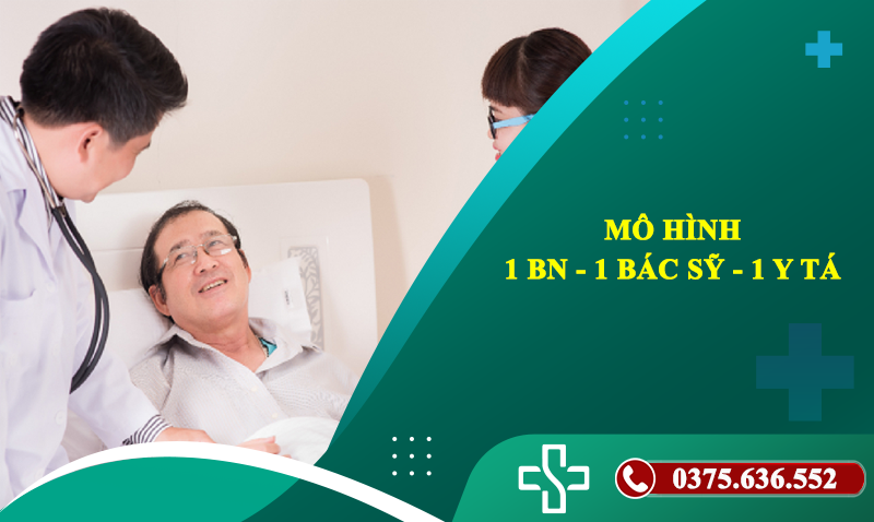 mô hình một bác sĩ một y tá