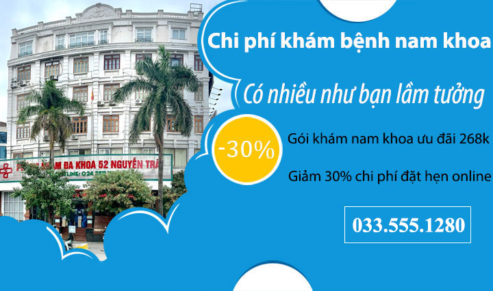 Giá khám nam khoa hết bao nhiêu tiền - Không nhiều như bạn lầm tưởng