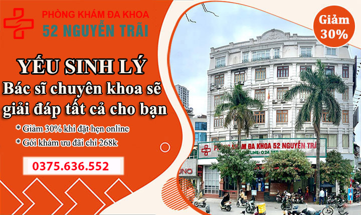 nguyên nhân yếu sinh lý