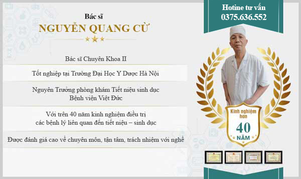 Bác sĩ CK II Nguyễn Quang Cừ