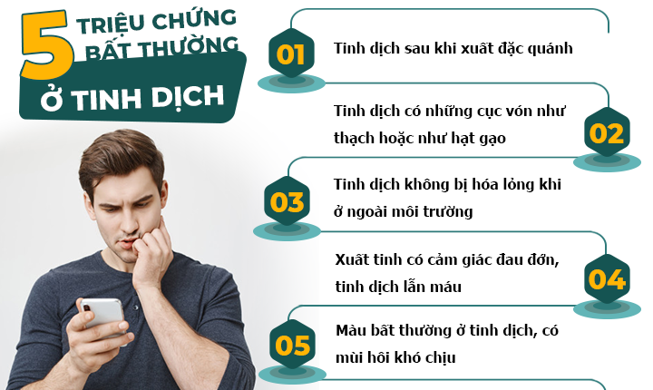 Tinh dịch vón cục có gây vô sinh?