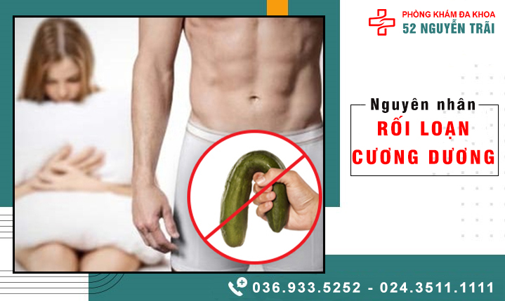 Những nguyên nhân gây rối loạn cương dương