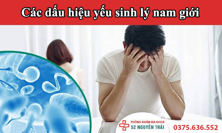 dấu hiệu yếu sinh lý