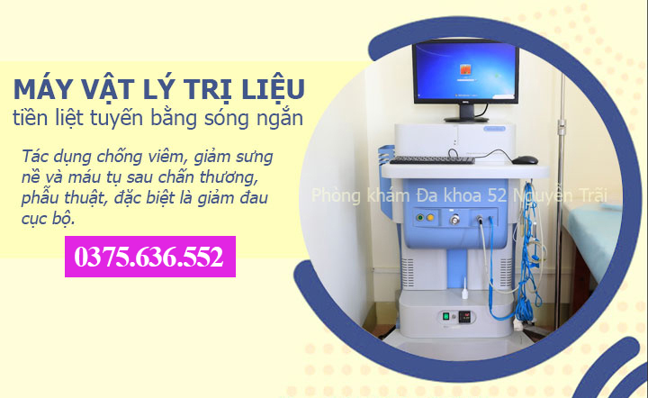 Máy vật lí trị liệu tiền liệt tuyến bằng sóng ngắn