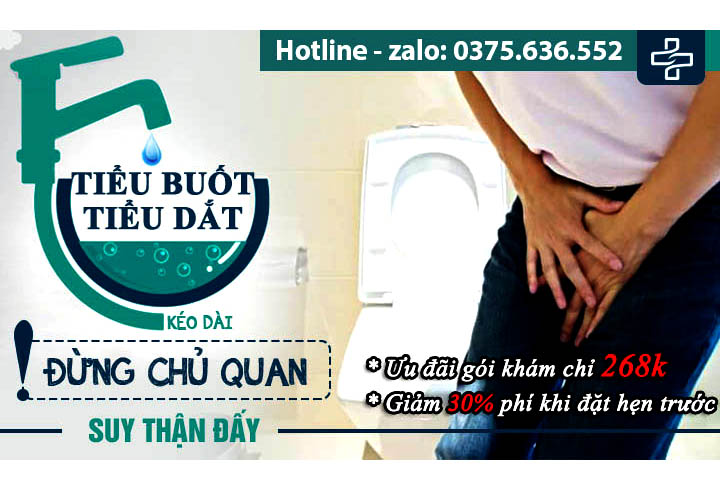 Điều trị tiểu buốt tiểu rắt ở cầu giấy