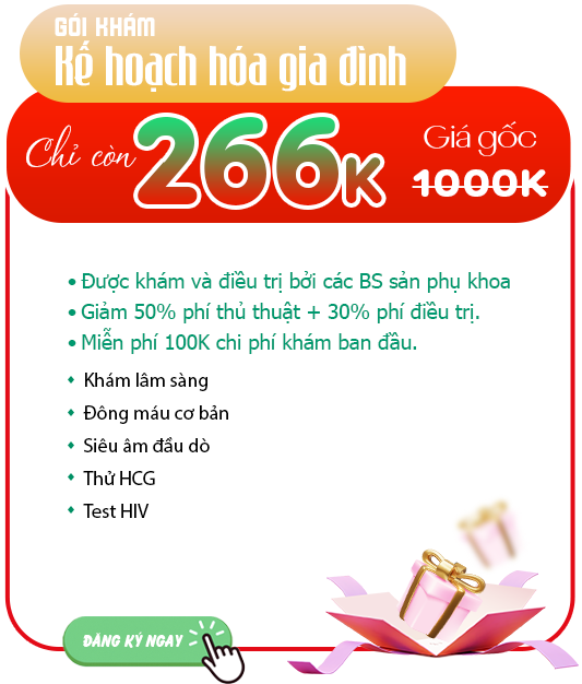 Gói khám kế hoạch hóa gia đình 266k Gói khám kế hoạch hóa gia đình 266k