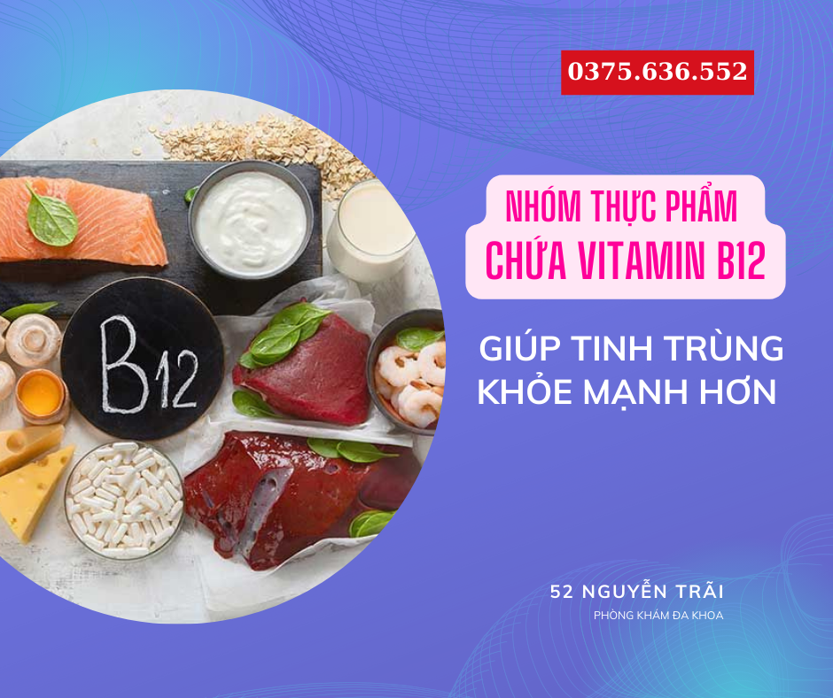 Nhóm Thực phẩm chứa vitamin B12 Nhóm Thực phẩm chứa vitamin B12